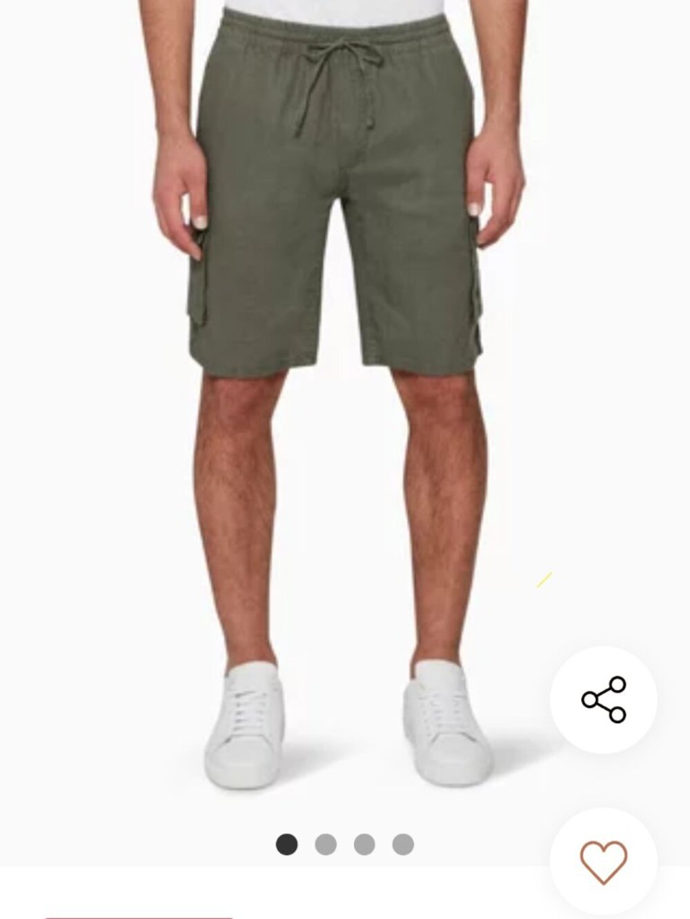 Onia Linen Cargo Shorts